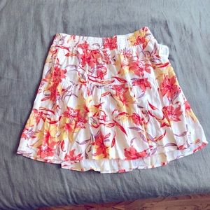 Hurley tiered mini skirt